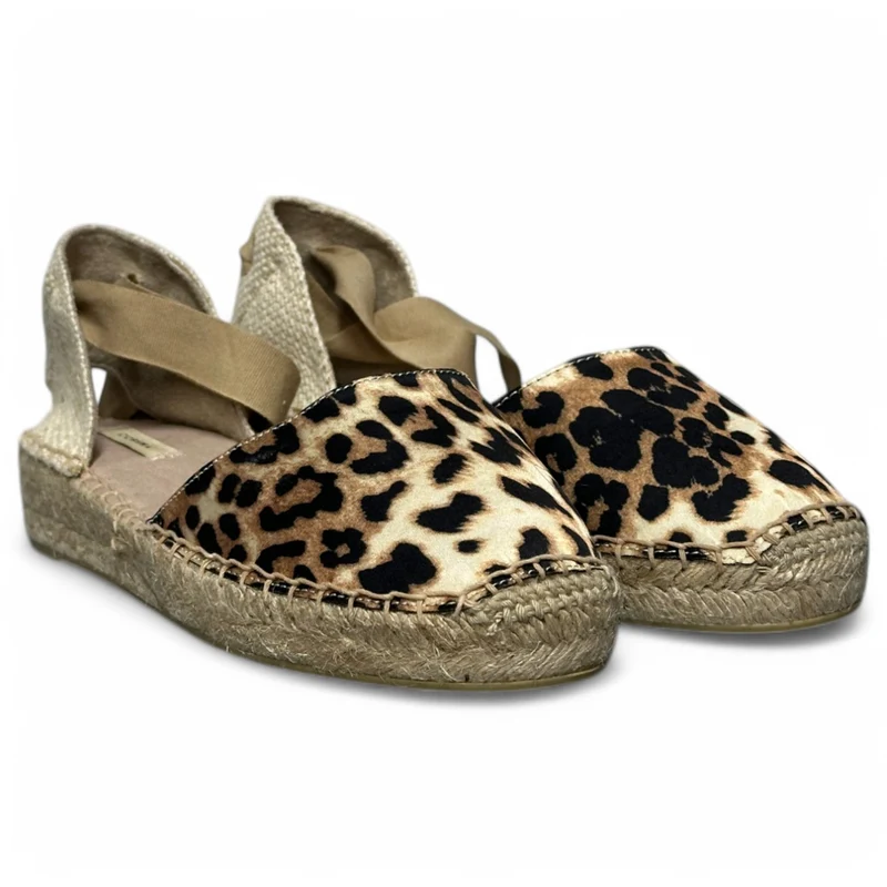 Alpargatas Corina Cintas Leopardo M5383 Leopardo