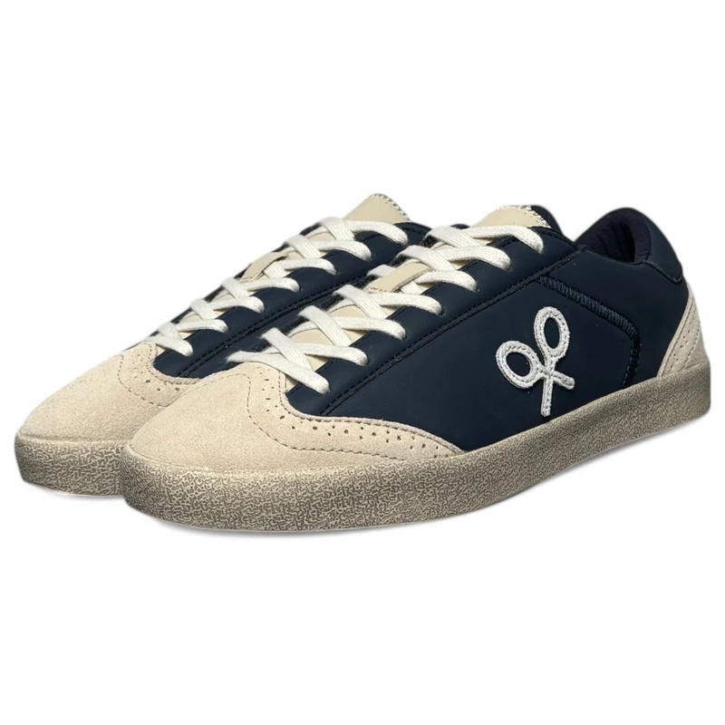 Zapatillas Silbon Desgastadas 131122 Azul Marino