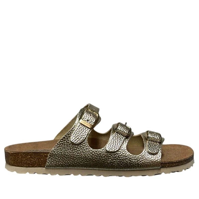 Sandalias Interbios 7231 Bugui Platino