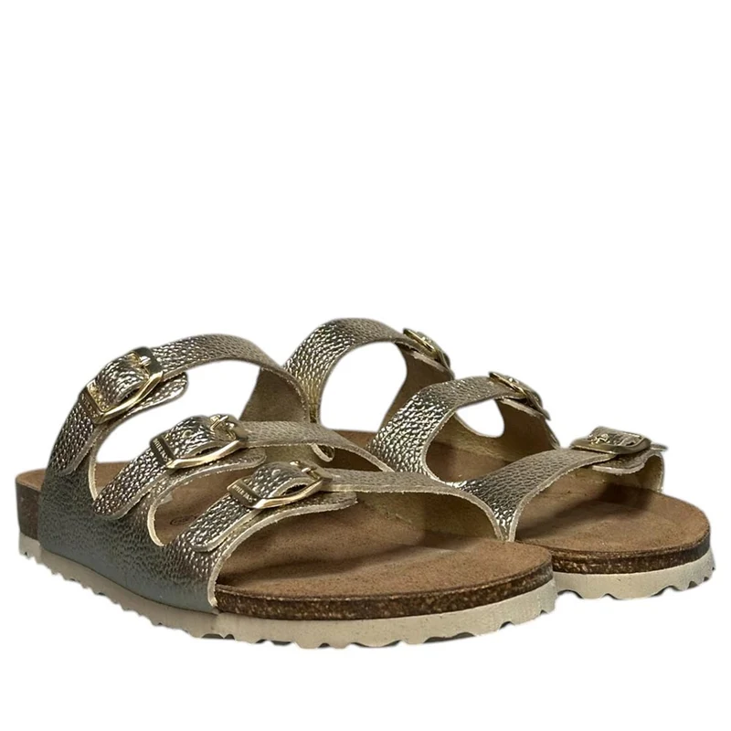 Sandalias Interbios 7231 Bugui Platino