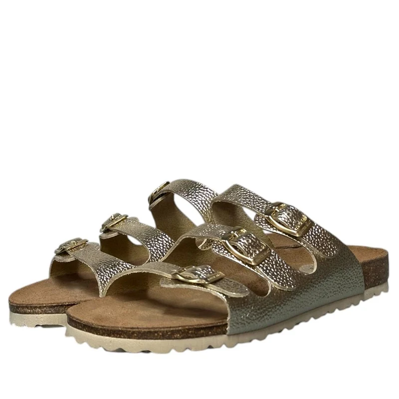 Sandalias Interbios 7231 Bugui Platino