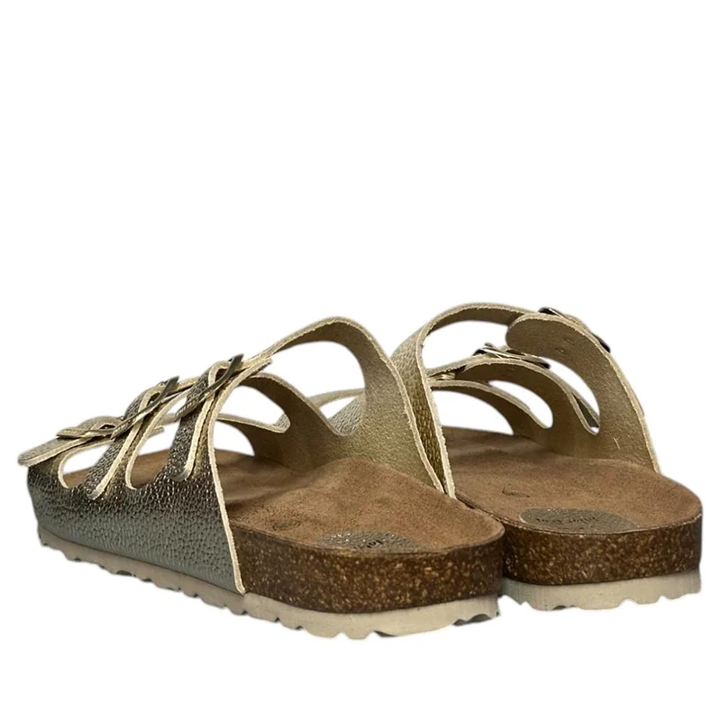 Sandalias Interbios 7231 Bugui Platino