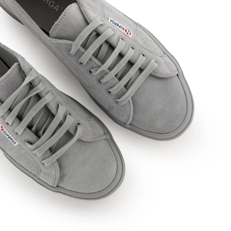 Zapatilla serraje gris claro 2750SUEU Superga