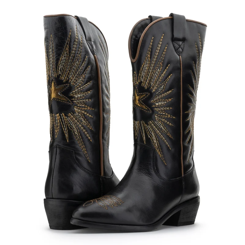 Bota negro/camel EVERLY 220V