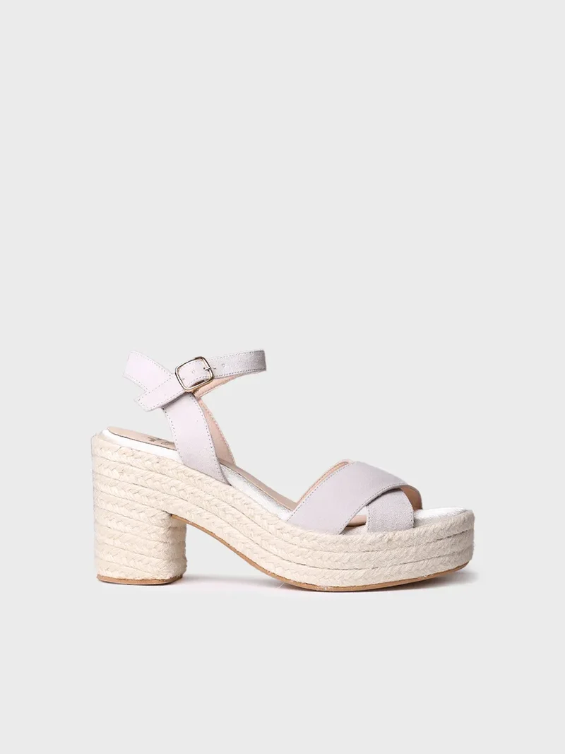 Alpargata de cuña de novia | JULIANA