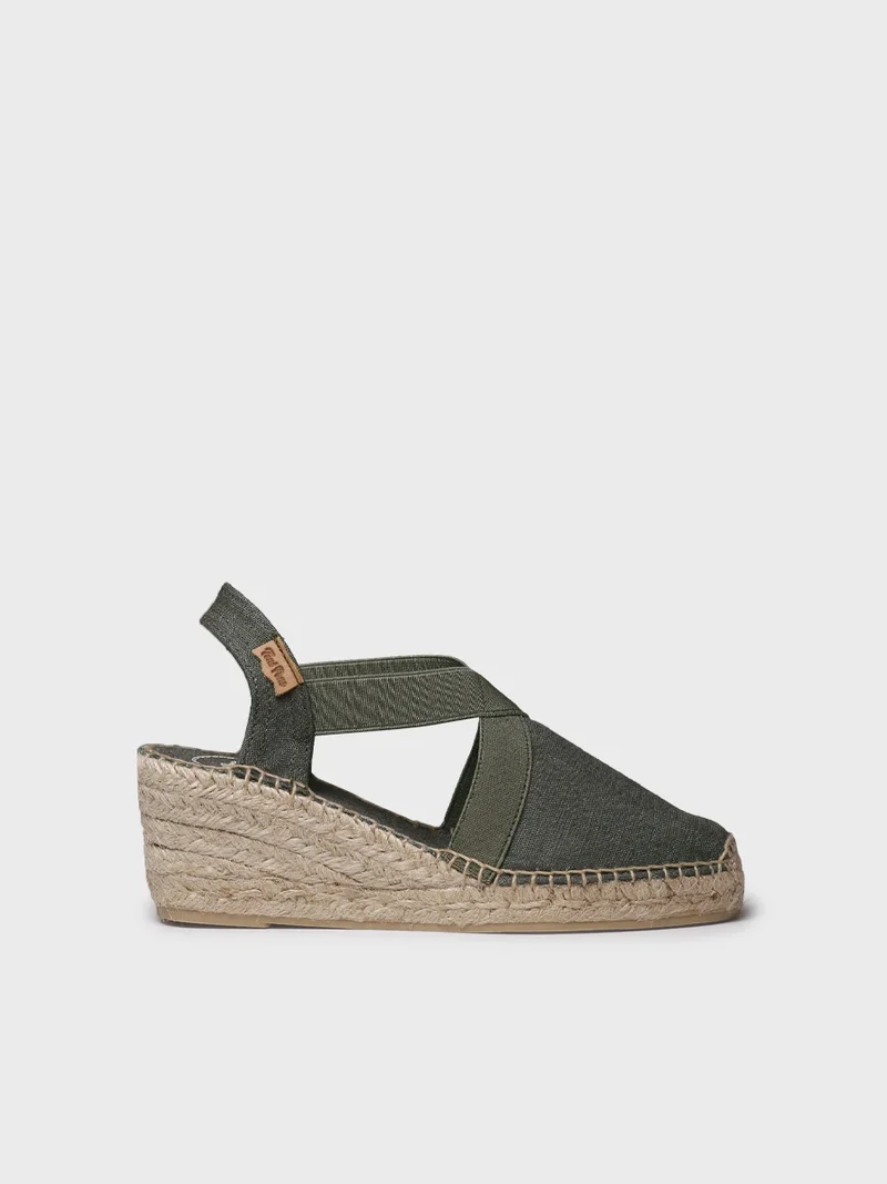 Alpargata de cuña media vegana | TER