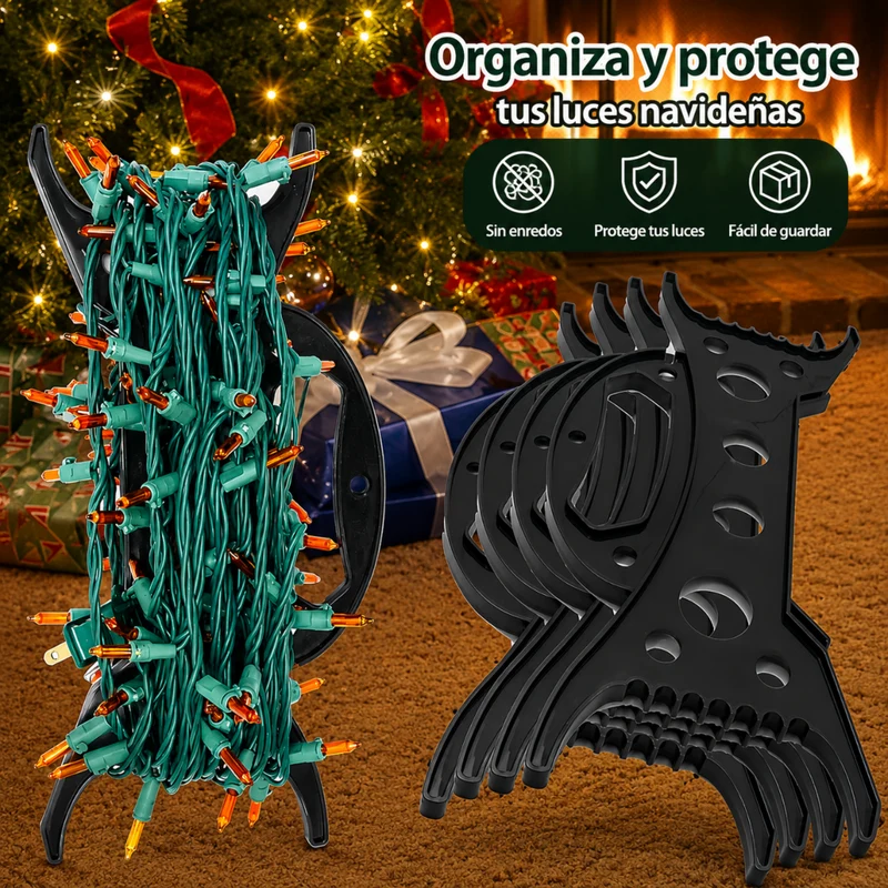 Miomu Soporte Plástico para Errollar Luces Navideñas