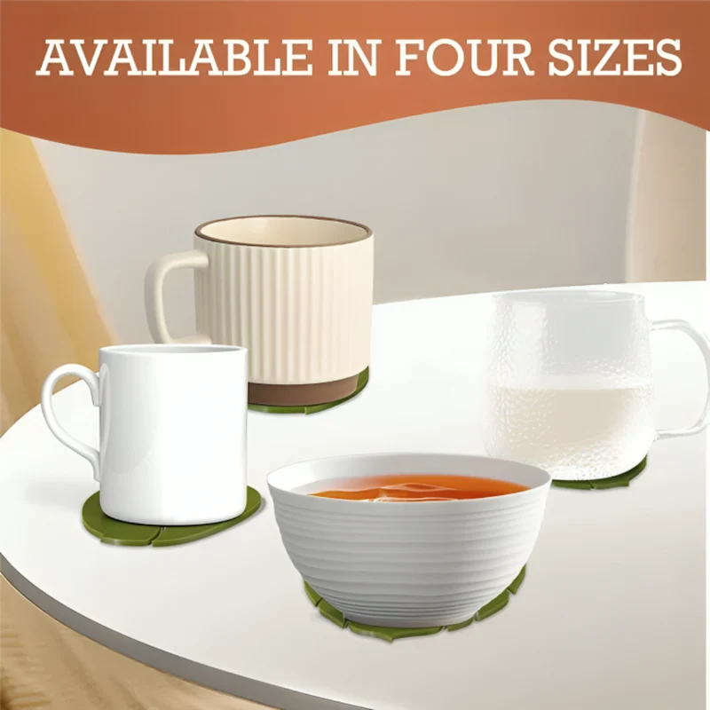 Miomu Set de Posavasos, Diseño Hojas