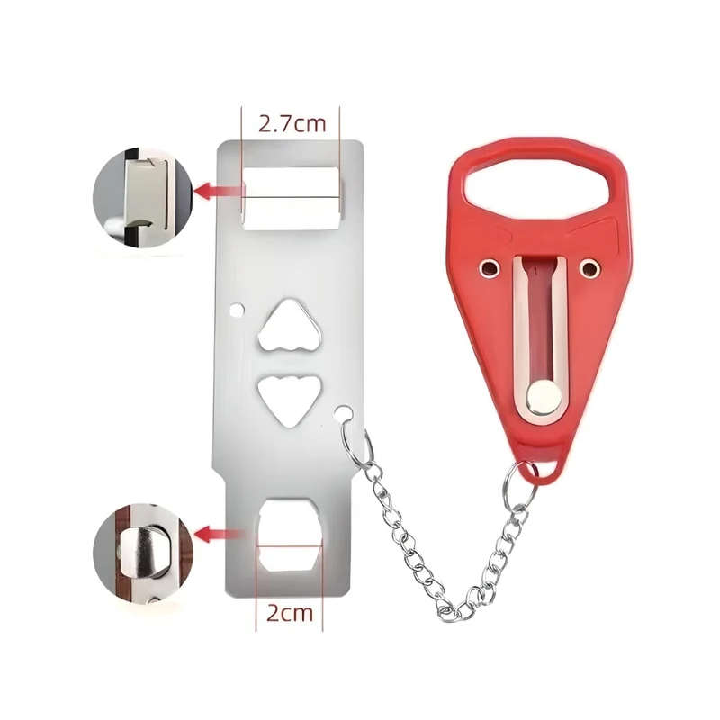 Miomu Cerradura Portatil para Puertas de Hoteles