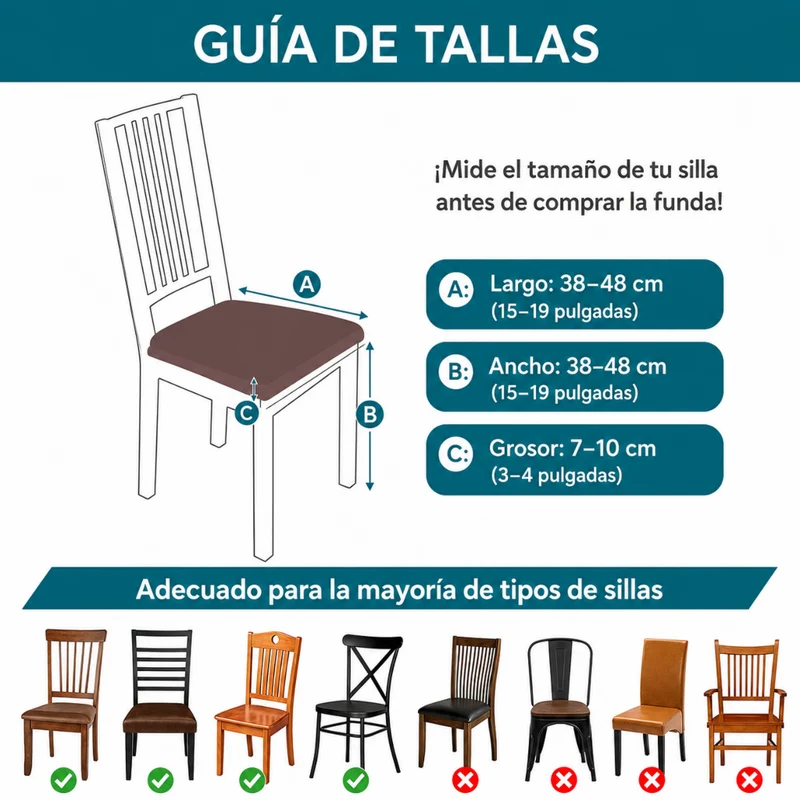 Miomu Cobertor Elástico para Asiento de Sillas