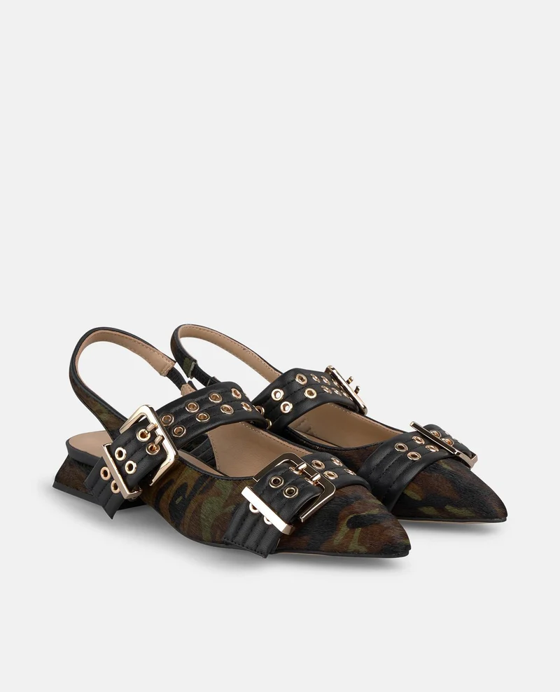 ZAPATO DESTALONADO HEBILLA ANCHA