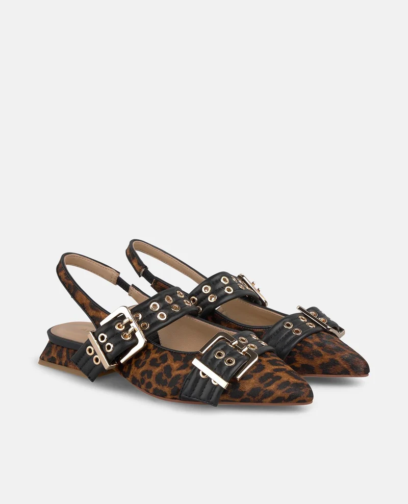 ZAPATO DESTALONADO HEBILLA ANCHA