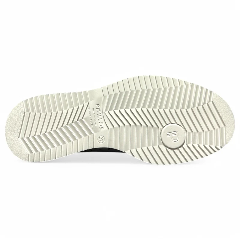 Zapatos Pitillos Blúcher Flores 10383 Blanco