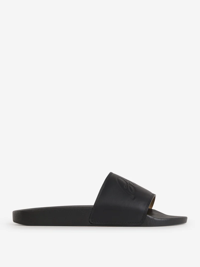 Sandalias Logo Piel