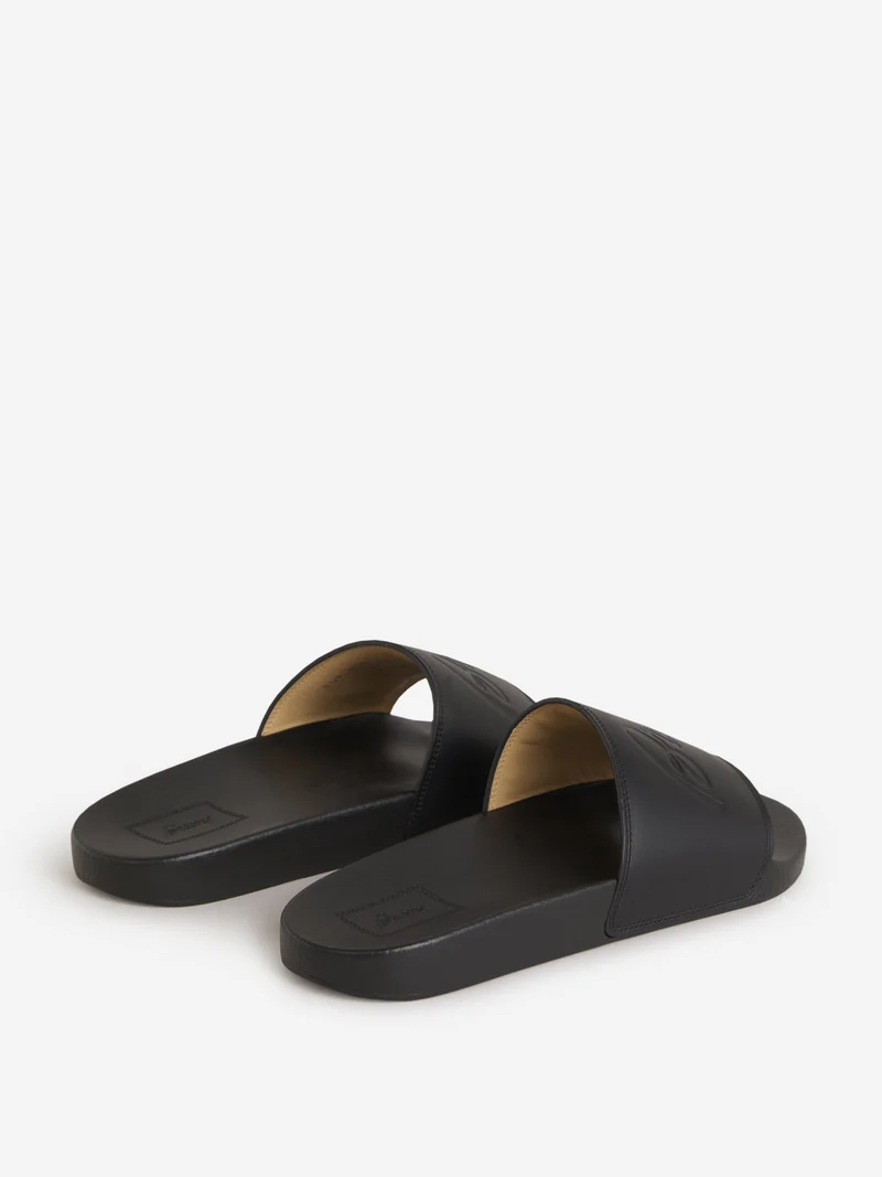 Sandalias Logo Piel