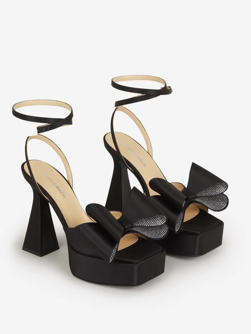 Sandalias Plataforma Double Bow
