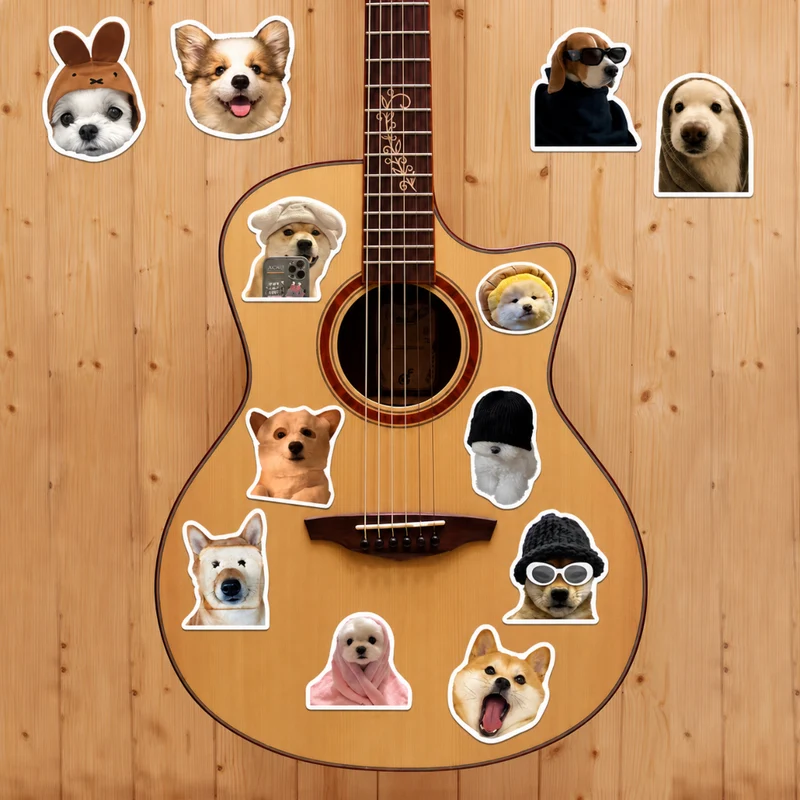 Miomu Set de Stickers, Memes de Perritos Graciosos