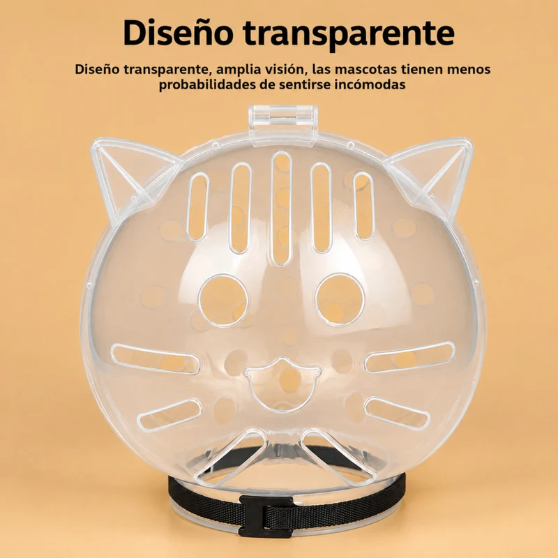 Miomu Collarín Isabelino para Gato Anti Lamido Anti Mordida