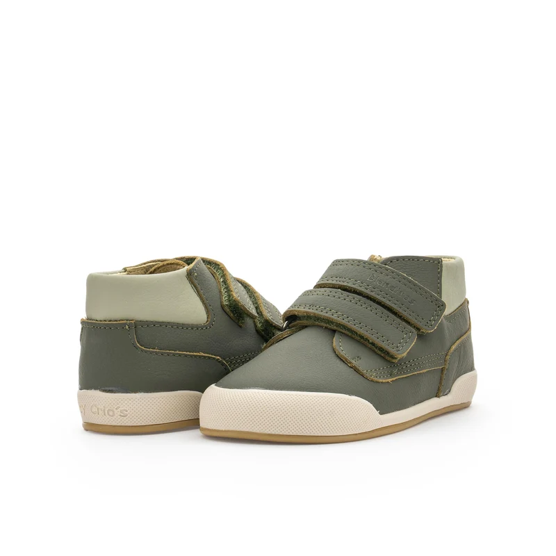 Bota barefoot verde botella DUBLIN Blanditos