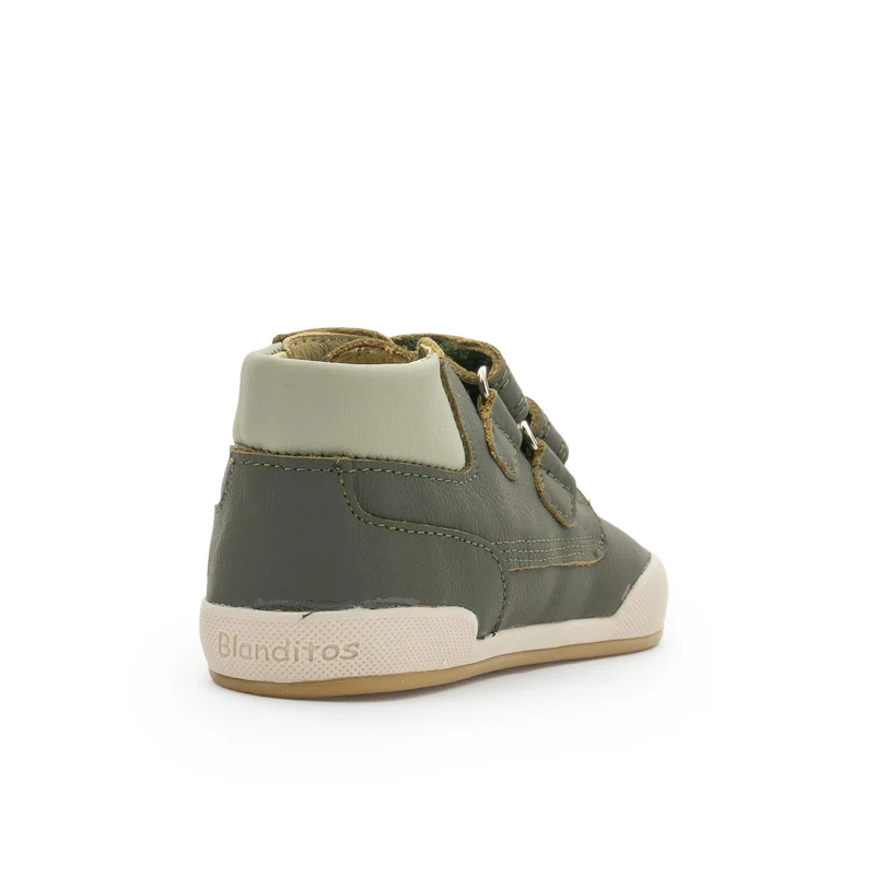 Bota barefoot verde botella DUBLIN Blanditos