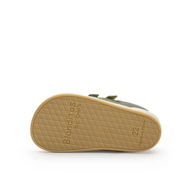 Bota barefoot verde botella DUBLIN Blanditos