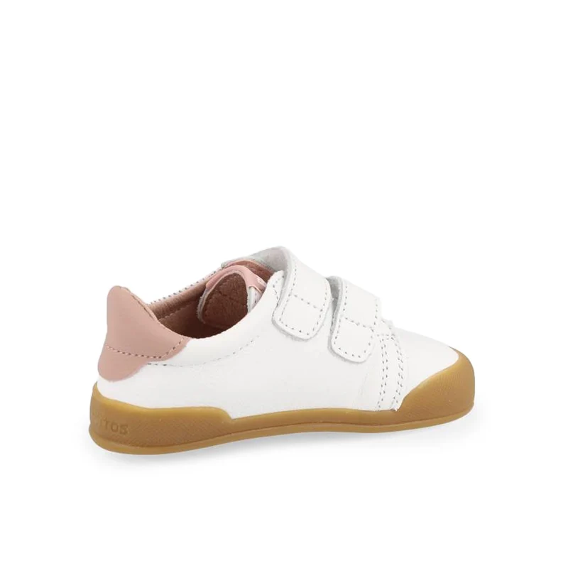 Deportiva barefoot blanco/rosa LONDRES Blanditos