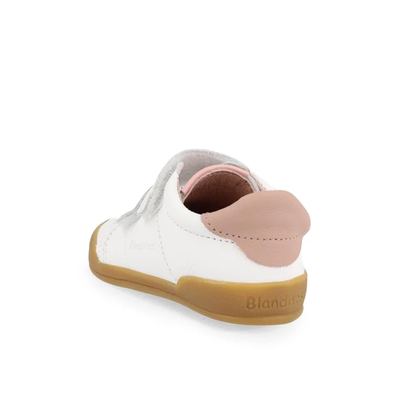 Deportiva barefoot blanco/rosa LONDRES Blanditos