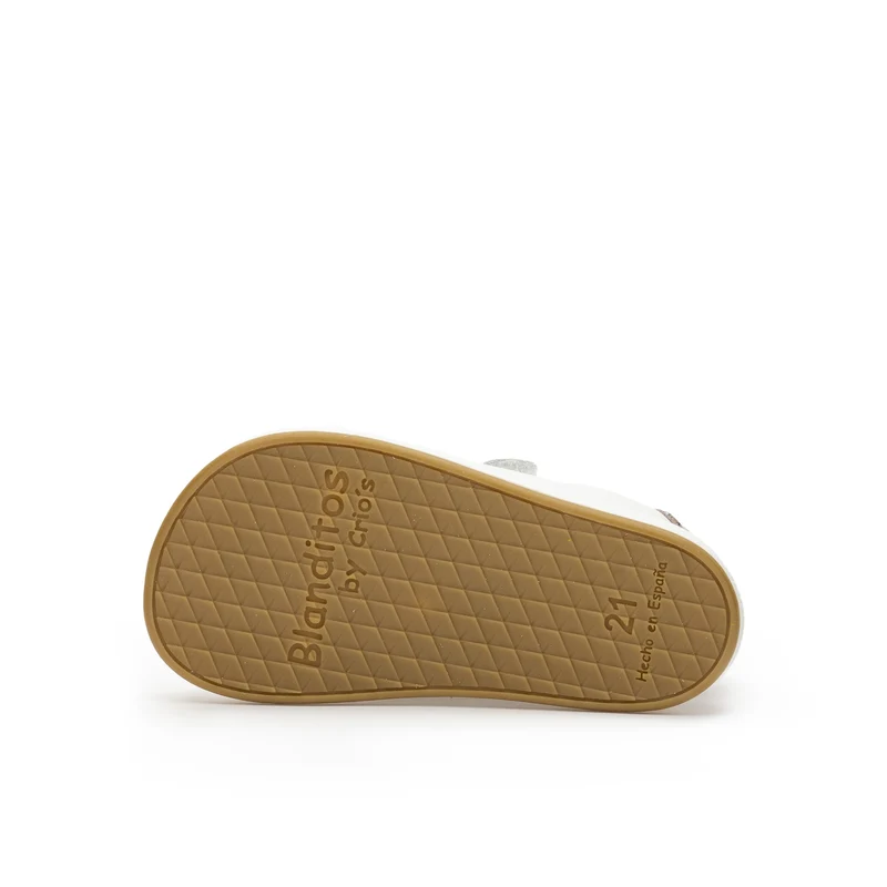Deportiva barefoot blanco/rosa LONDRES Blanditos