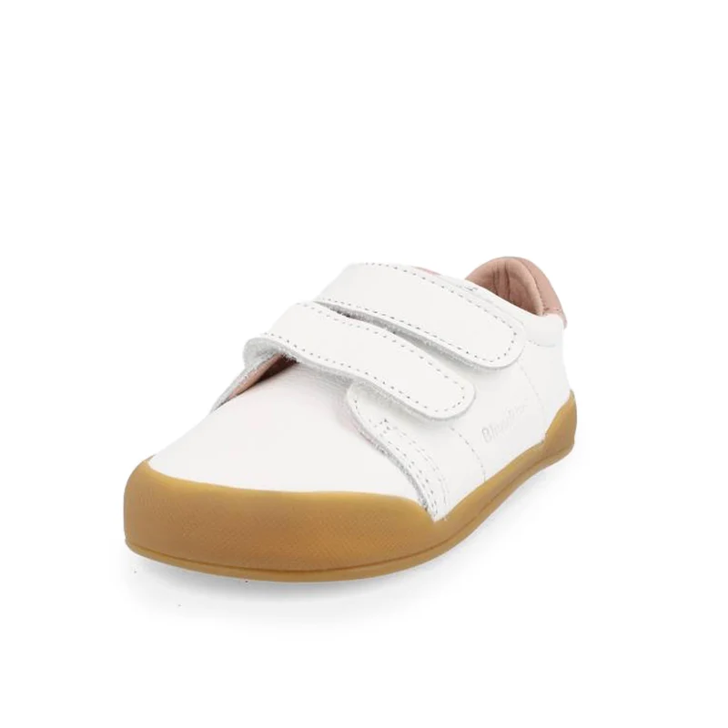 Deportiva barefoot blanco/rosa LONDRES Blanditos