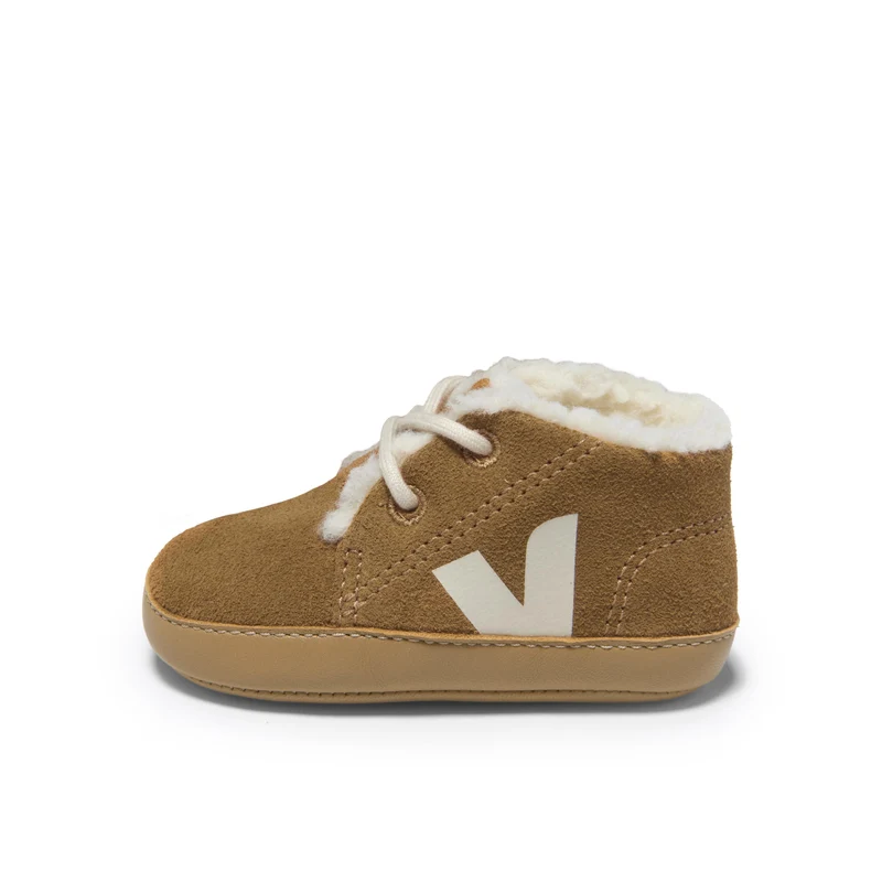Bota camel BABYSUEDE Veja