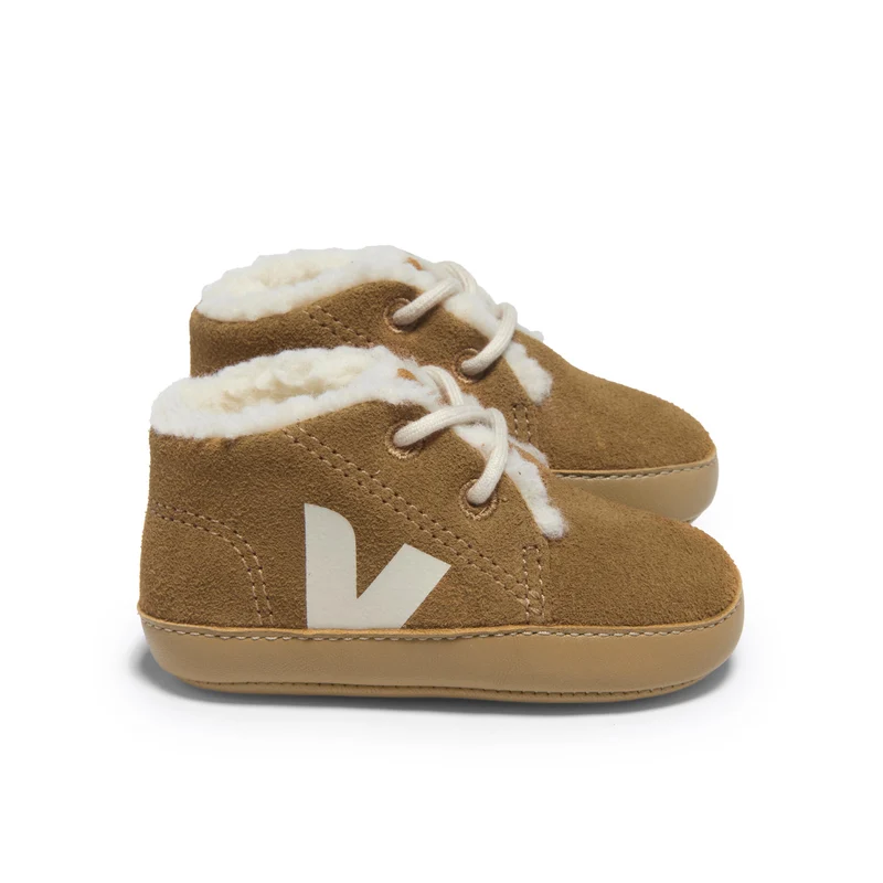 Bota camel BABYSUEDE Veja