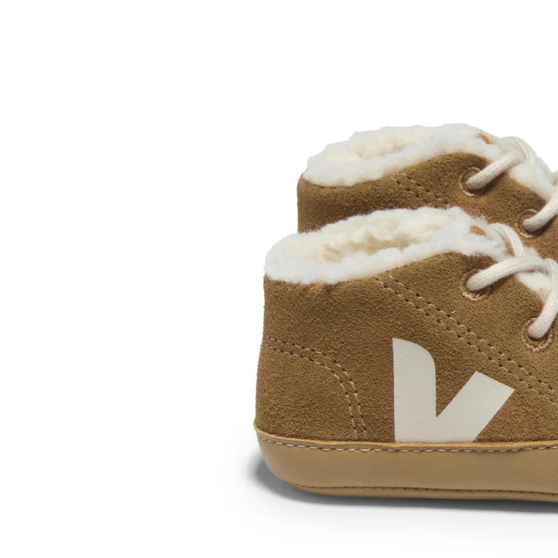 Bota camel BABYSUEDE Veja