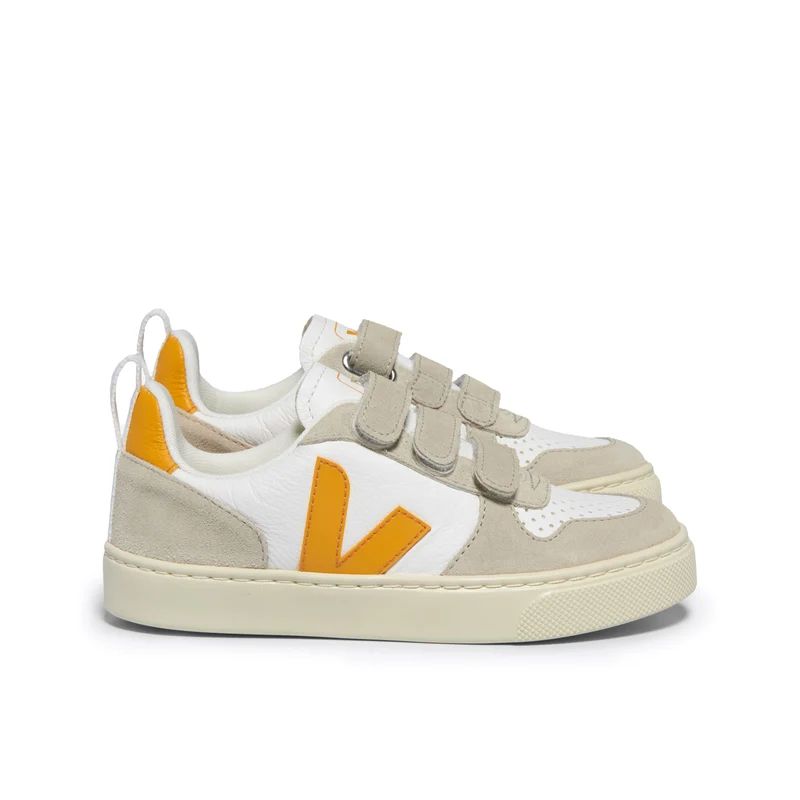 Deportiva blanco/amarillo V10VEL Veja