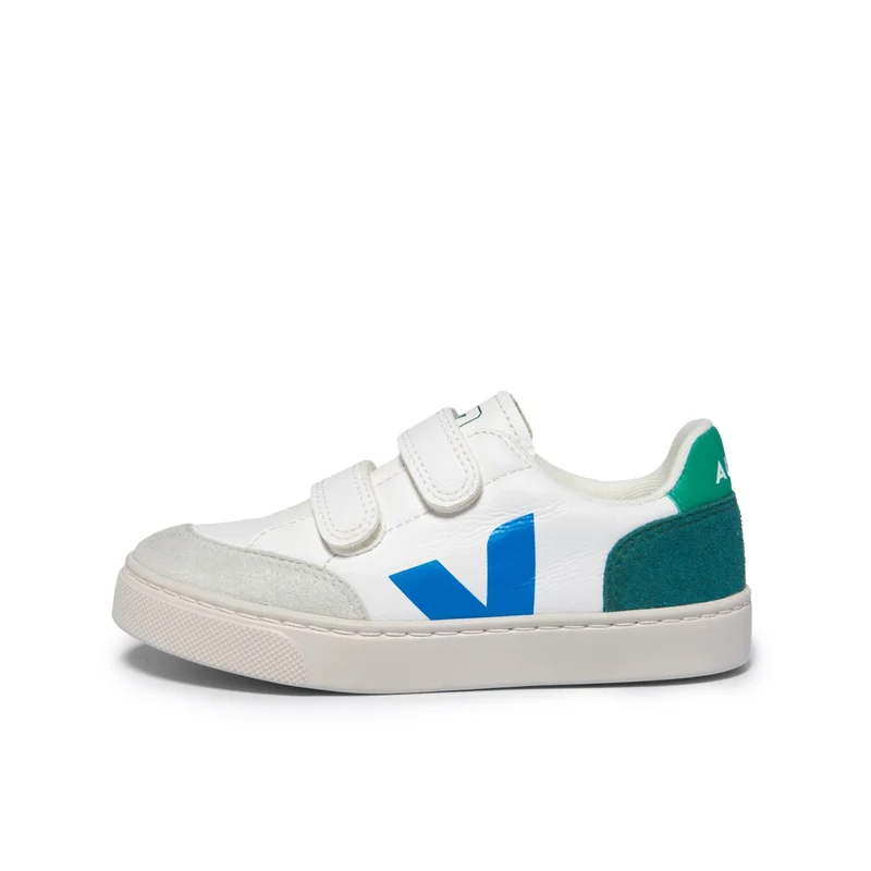 Deportiva blanco/azulón/verde V12VEL Veja