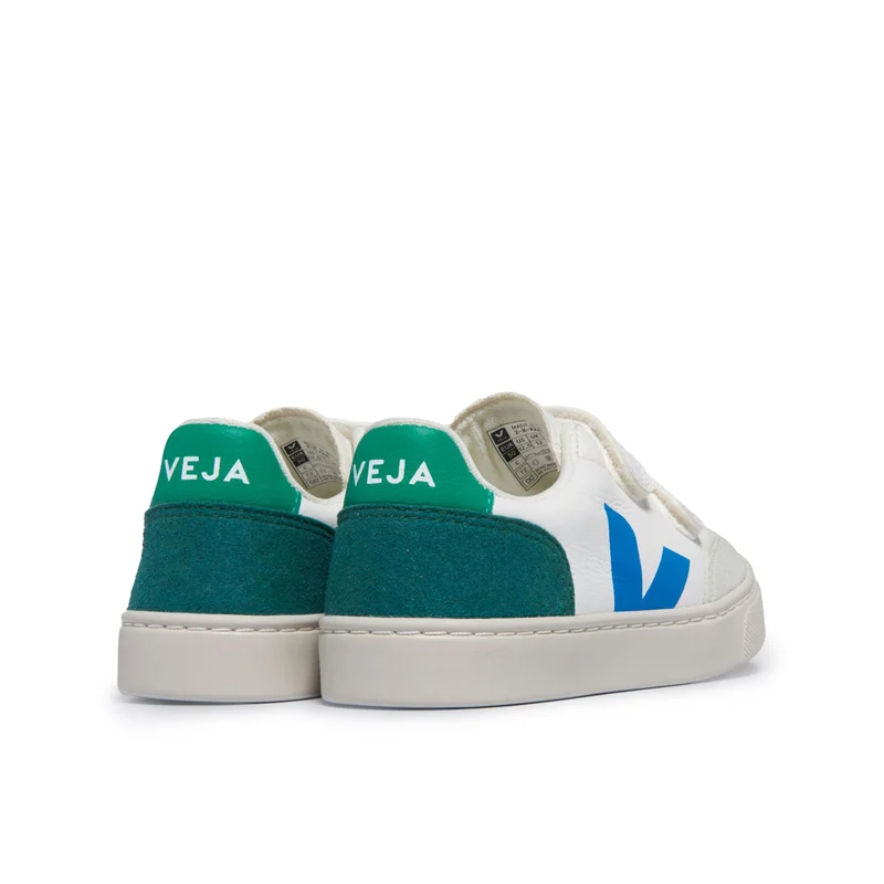 Deportiva blanco/azulón/verde V12VEL Veja
