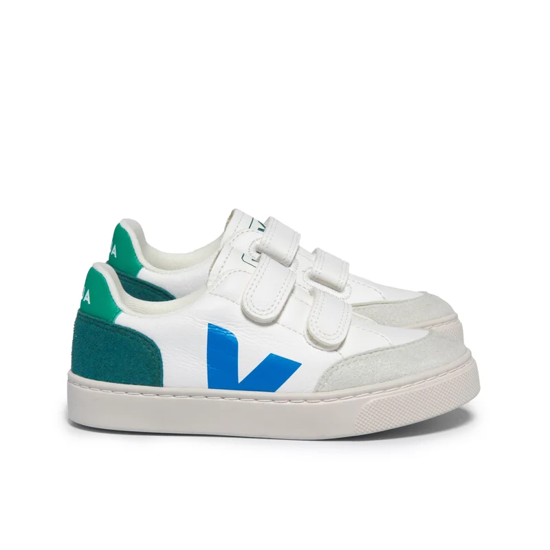 Deportiva blanco/azulón/verde V12VEL Veja