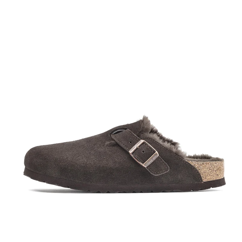 Zueco serraje marrón BOSTON Birkenstock