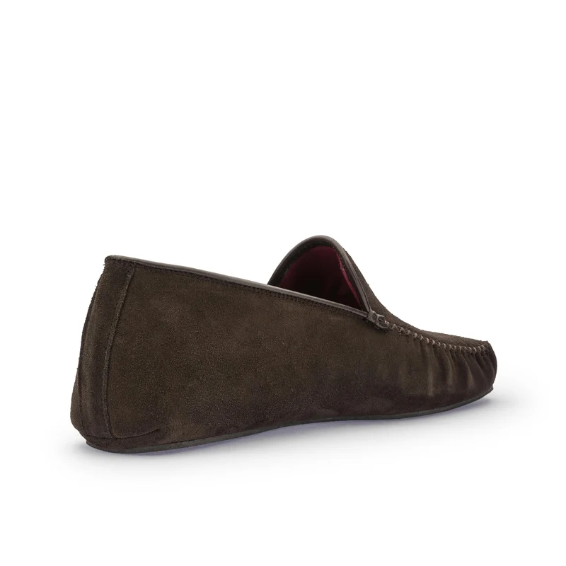 Zapatilla casa serraje marrón 130 Jeromín