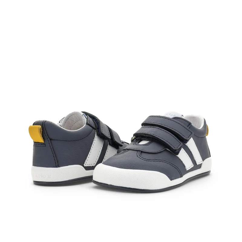 Deportiva barefoot nobuk azul MILAN Blanditos