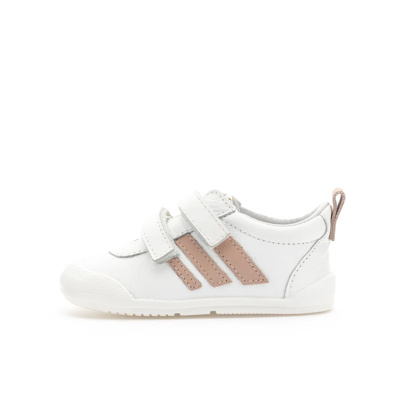 Deportiva barefoot blanco/rosa LUNA Blanditos