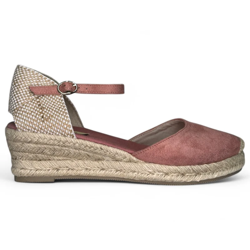 Alpargatas Corina Cuña Baja M4310 Rosa