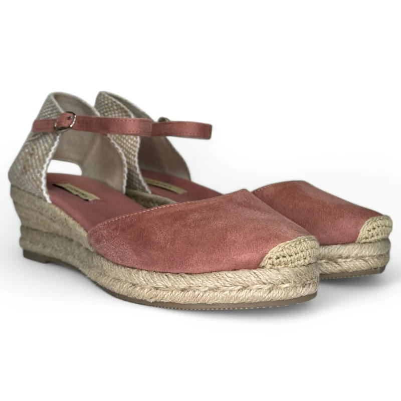 Alpargatas Corina Cuña Baja M4310 Rosa