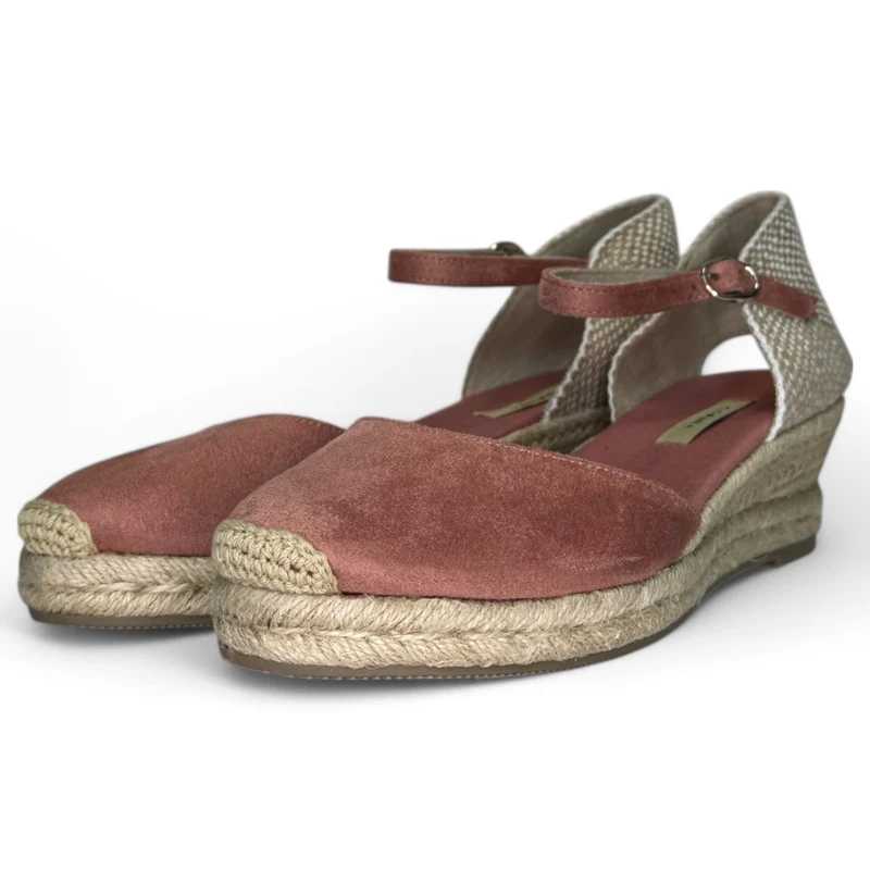Alpargatas Corina Cuña Baja M4310 Rosa