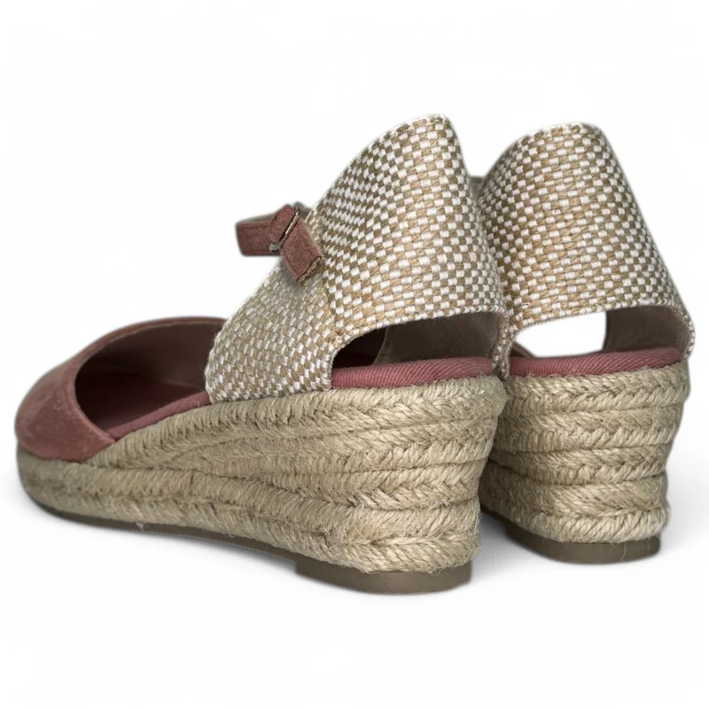 Alpargatas Corina Cuña Baja M4310 Rosa