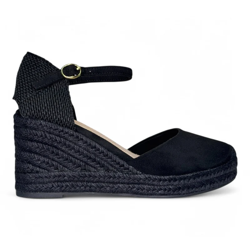 Alpargatas Corina Hebillla M5391 Negro