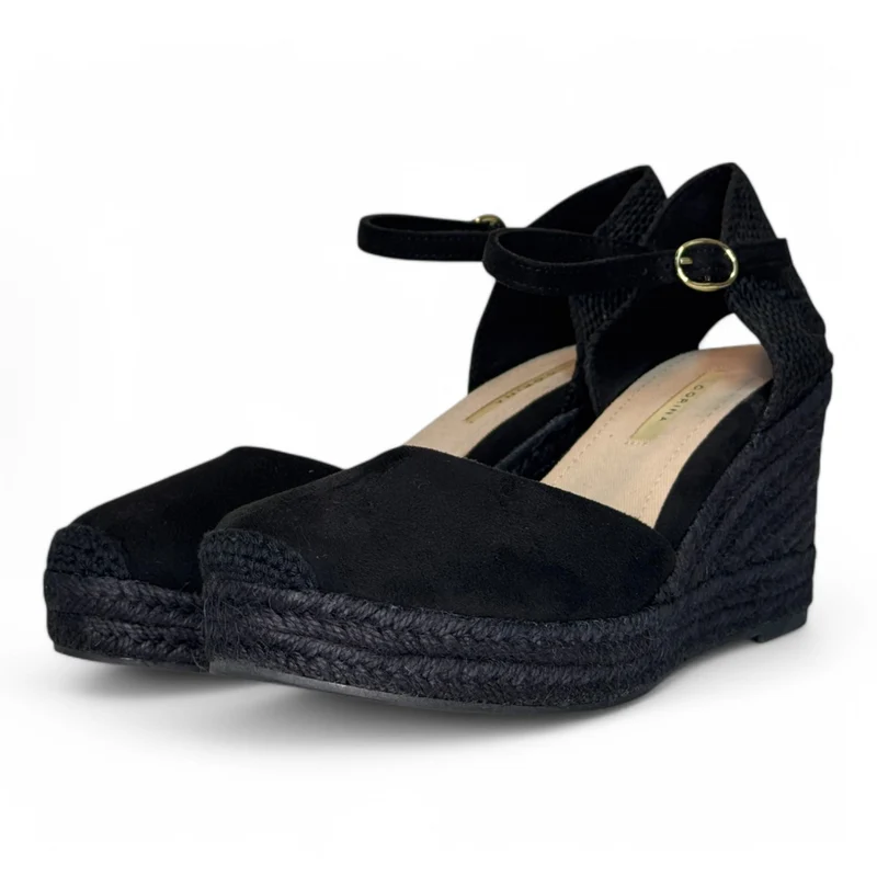 Alpargatas Corina Hebillla M5391 Negro