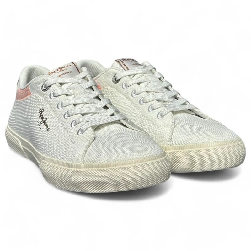 Zapatillas Pepe Jeans Kenton Knit W PLS31601 Blanco