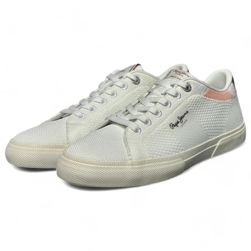 Zapatillas Pepe Jeans Kenton Knit W PLS31601 Blanco