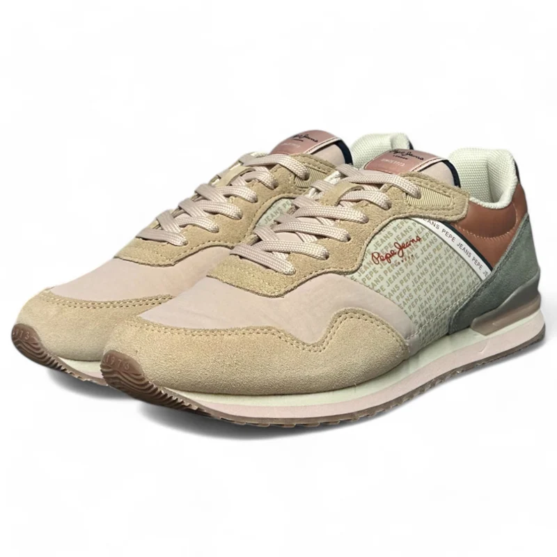 Zapatillas Pepe Jeans London Print W PLS40045 Beige