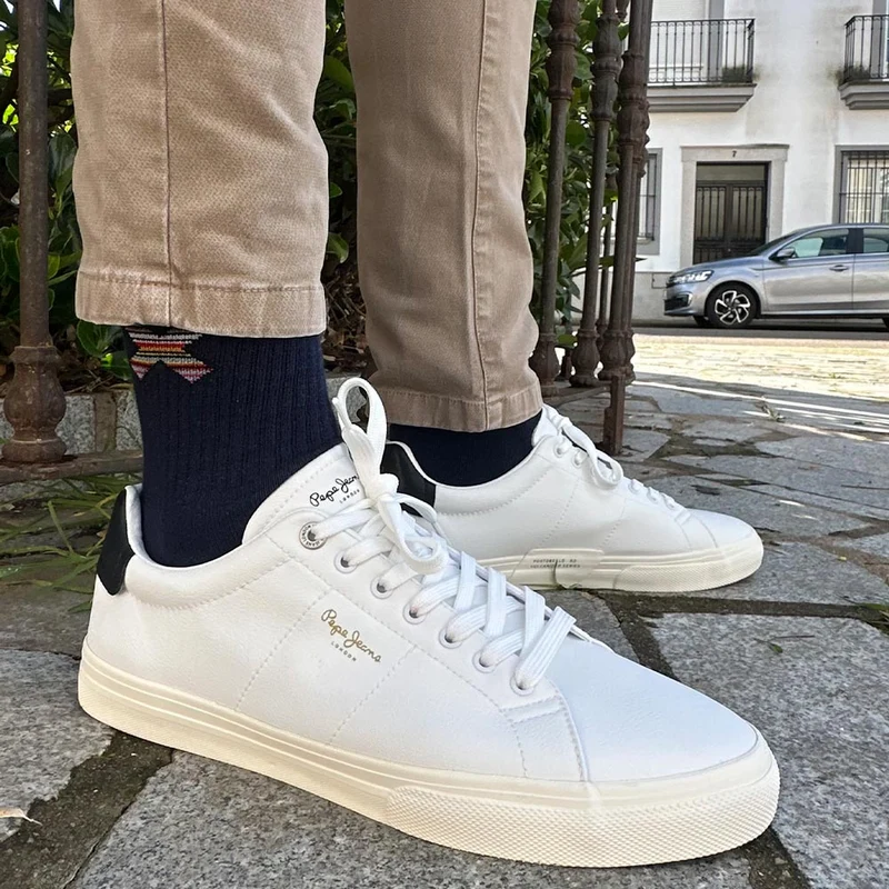 Zapatillas Pepe Jeans Kenton Fresh M PMS31076 Blanco